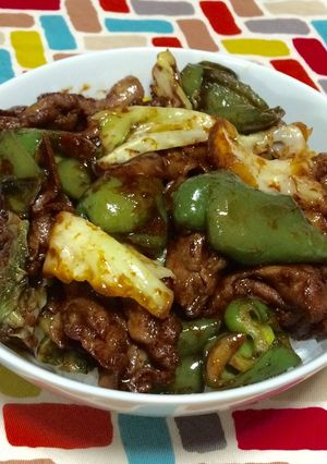 超簡単☆がっつり飯!こってり回鍋肉丼-レシピのメイン写真