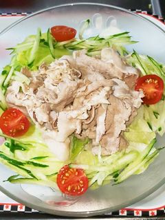 冷しゃぶサラダうどん-レシピのメイン写真