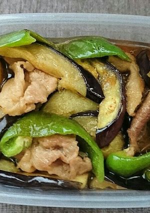 豚こま肉となすとピーマンの南蛮漬け-レシピのメイン写真