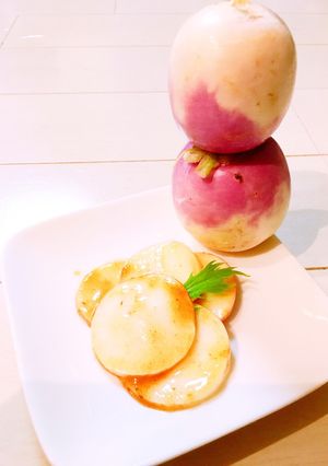 カブの千枚漬け 簡単煮こごりジュレ風味-レシピのメイン写真