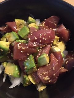 男の30分料理:ポキ丼-レシピのメイン写真