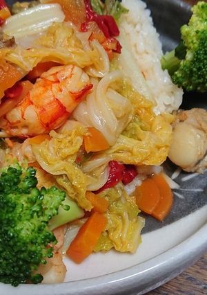 とろっと✨海鮮八宝菜ライス-レシピのメイン写真