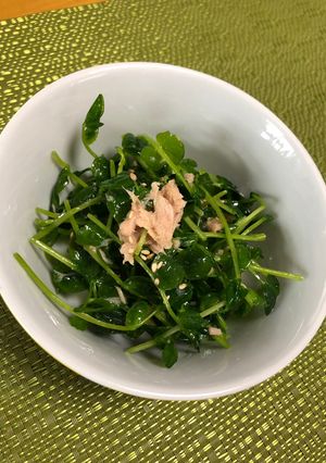 ☆ごま油香る豆苗とツナの和え物☆-レシピのメイン写真