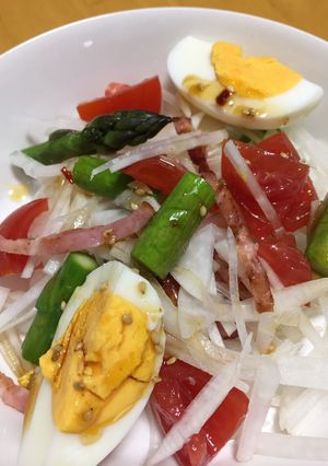 大根とカリカリベーコンのサラダ-レシピのメイン写真