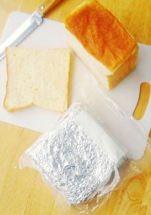 冷凍で水分を逃がさない！食パンの保存方法-レシピのメイン写真