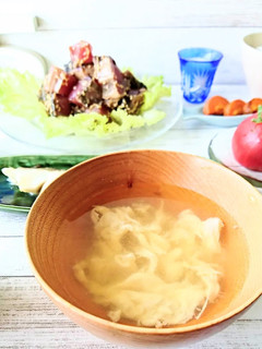 ふわ♪甘酒かきたま汁-レシピのメイン写真