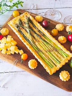 美味しい☆カニとアスパラのキッシュ-レシピのメイン写真