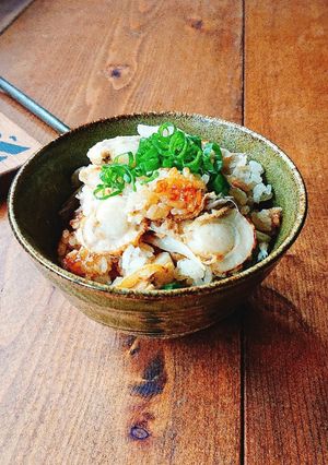 お酒の〆に♥️ホタテと舞茸の炊き込みご飯-レシピのメイン写真