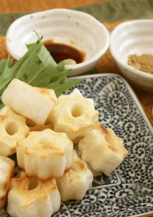 焼くだけでもっちり新食感！焼きちくわぶ-レシピのメイン写真