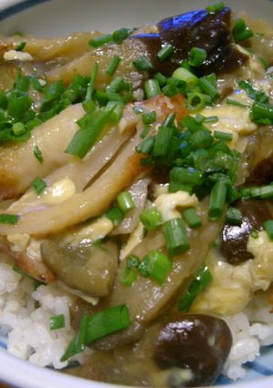 ナスの柳川風丼-レシピのメイン写真