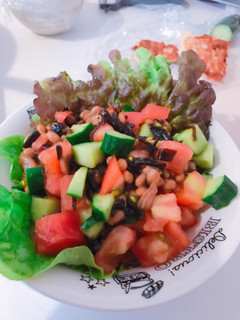 夏バテにトマトと納豆の塩昆布サラダ-レシピのメイン写真