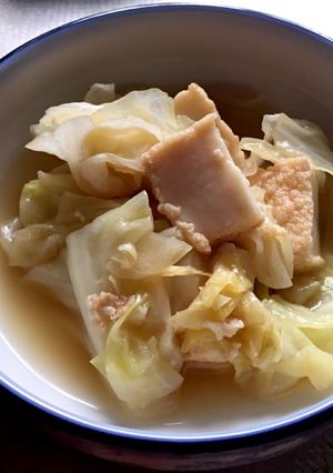 キャベツと絹揚げのほつこり煮-レシピのメイン写真