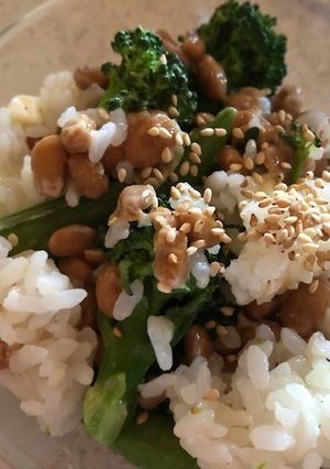 納豆とブロッコリーのマヨご飯-レシピのメイン写真