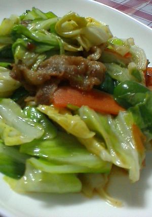 キャベツと豚肉のみそ炒め☆-レシピのメイン写真
