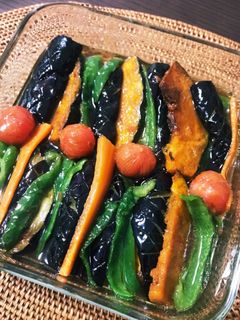 とっても簡単!夏野菜の煮浸し-レシピのメイン写真