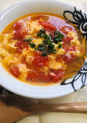 トマたまスープ(おかずくん再現レシピ)-レシピのメイン写真