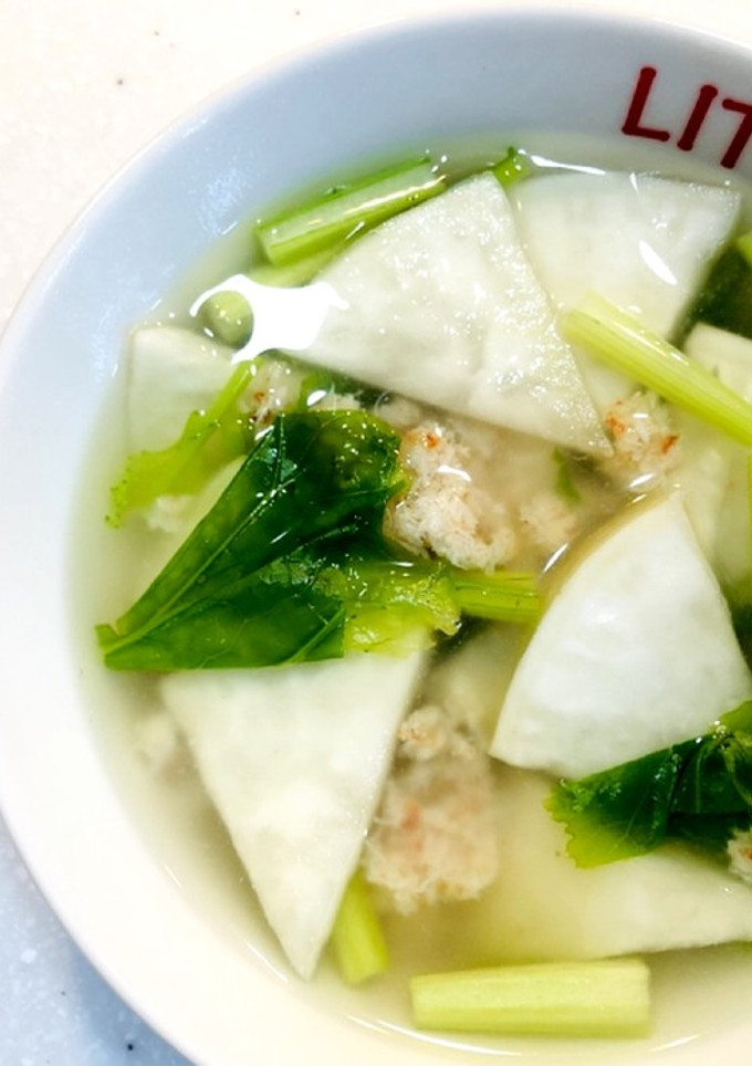 ささっと簡単♬かぶとカニの中華スープ-レシピのメイン写真