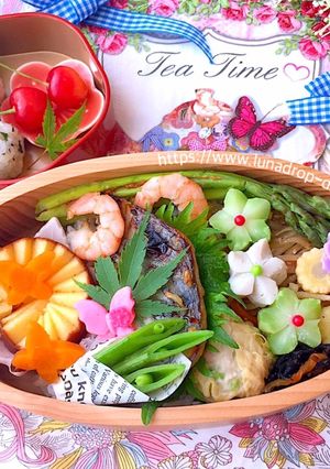 5月28日 サワラ西京漬け弁当 詰め方-レシピのメイン写真