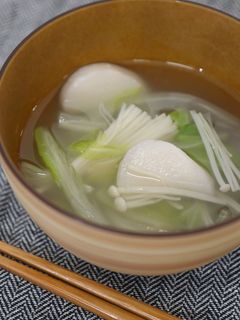 里いもと白菜のスープ-レシピのメイン写真