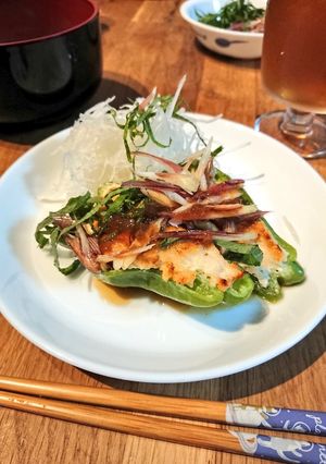 ピーマンの肉詰めわふうあじ-レシピのメイン写真