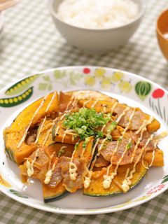 かぼちゃとカリカリ豚ばらのさっぱり炒め☆-レシピのメイン写真