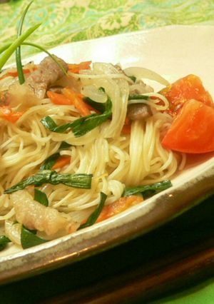 簡単エスニックそうめんチャンプルー☪ฺ-レシピのメイン写真