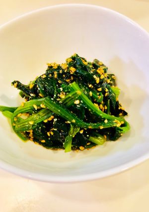 ゴマたっぷり♪ほうれん草の胡麻和え-レシピのメイン写真