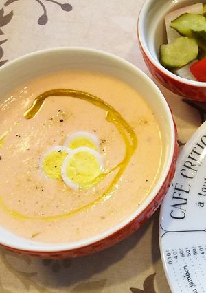 トマトと豆乳の冷たいスープ-レシピのメイン写真