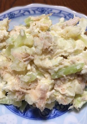 レンチンで、簡単ツナポテトサラダ-レシピのメイン写真