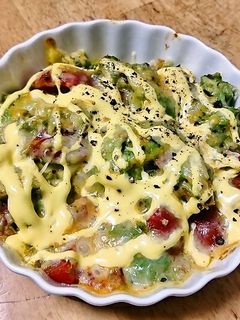 アボガドとミニトマトのマヨチーズ焼き-レシピのメイン写真