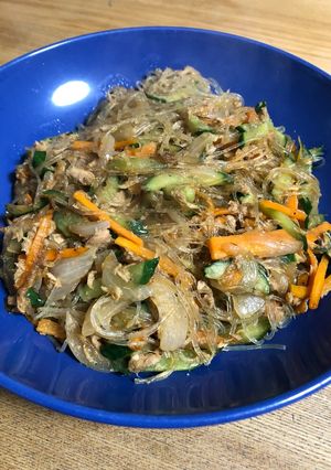 簡単！野菜たっぷりチャプチェもどき！-レシピのメイン写真