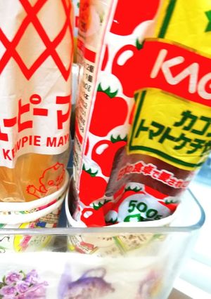 マヨネーズやケチャップのｶﾜｲｲ保存方法-レシピのメイン写真