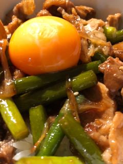 ニンニクの芽と豚肉のタレ炒め-レシピのメイン写真