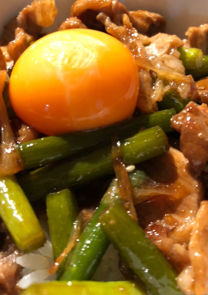 ニンニクの芽と豚肉のタレ炒め-レシピのメイン写真