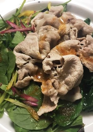 しゃぶしゃぶサラダはポン酢と昆布ダシで！-レシピのメイン写真