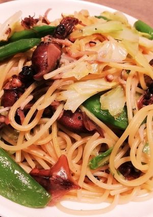 ホタルイカのパスタ-レシピのメイン写真