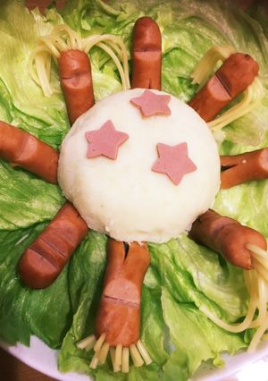 キモ可愛い♡ウインナー家族会議サラダ☆-レシピのメイン写真
