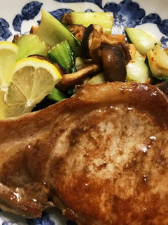 合わせ調味料で ポークソテー&付け合わせ-レシピのメイン写真