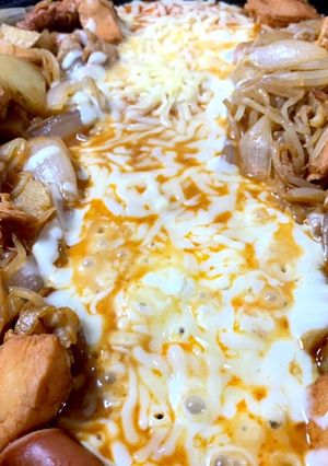 ホットプレートで簡単 チーズタッカルビ風-レシピのメイン写真