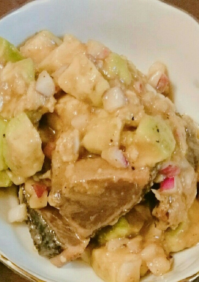 カフェ風小鉢☆カツオのポキ風-レシピのメイン写真
