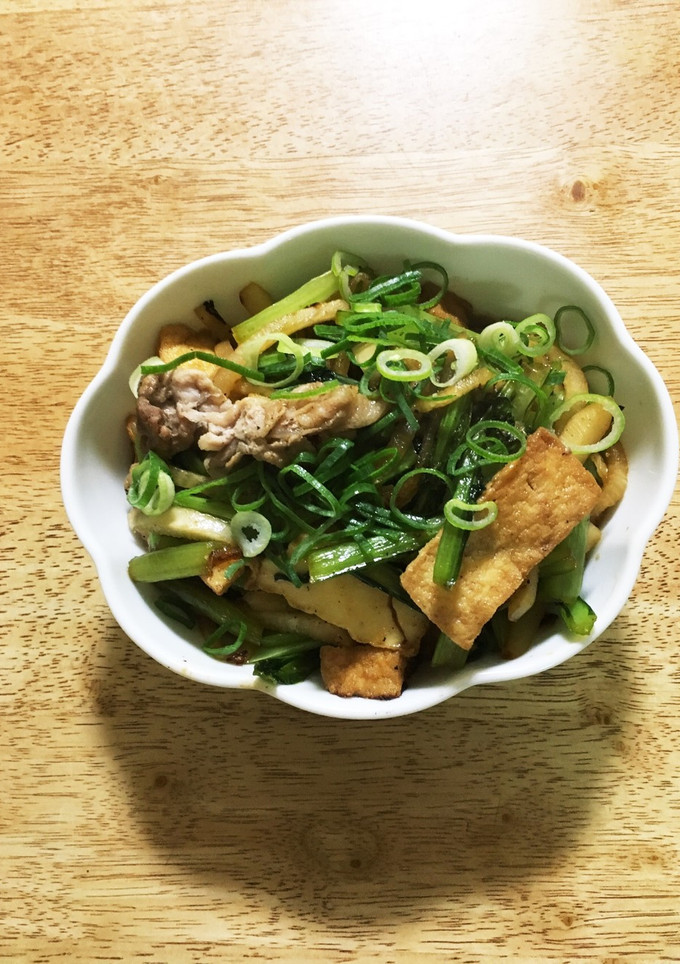 厚揚げと豚の炒めもの-レシピのメイン写真