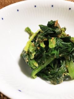 ほうれん草のピーナッツバター和え-レシピのメイン写真