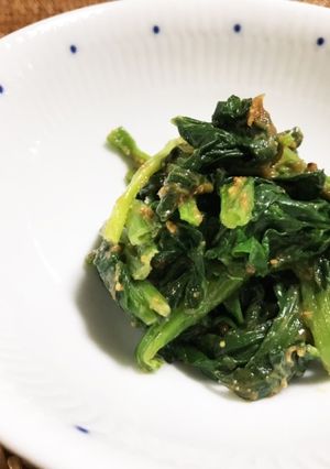 ほうれん草のピーナッツバター和え-レシピのメイン写真