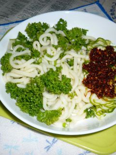 きゅうり+九条ネギオイルの冷やしうどん-レシピのメイン写真