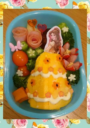 自作ピックで作るベルのキャラ弁❤-レシピのメイン写真