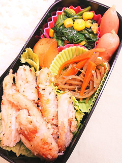 肉好き男子お弁当55-レシピのメイン写真