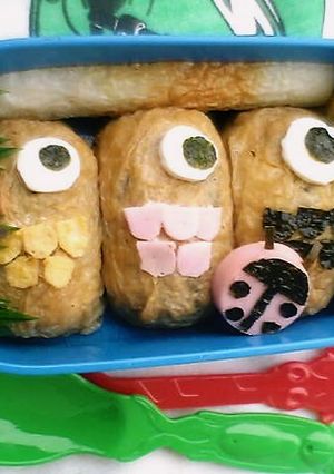 お稲荷さんでこいのぼり弁当-レシピのメイン写真