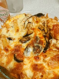 ★なすびとペンネのミートソースチーズ焼き-レシピのメイン写真