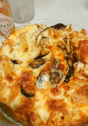 ★なすびとペンネのミートソースチーズ焼き-レシピのメイン写真