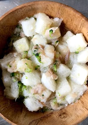 離乳食 ツナとブロッコリーのパン粥-レシピのメイン写真